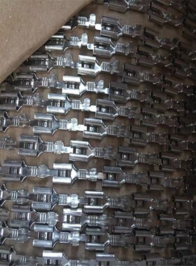 4.8插簧622-4.8连带插簧冷压端子直连4.8*50端子 1万只0.35厚 B脚