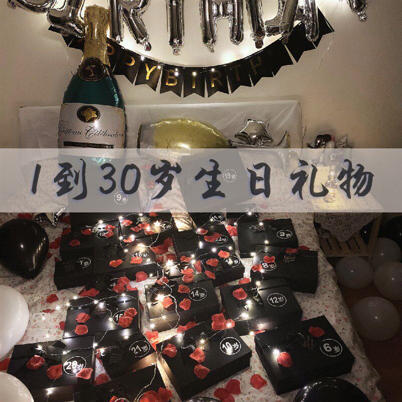 1到30岁生日礼物送女生每一岁一礼从小到大二十-20岁送男朋友定制
