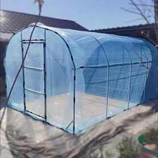 家用温室大棚骨架钢管阳台庭院多肉花暖房蔬菜植物遮X阳保温养殖