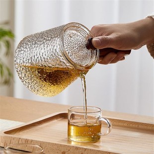 侧把煮茶壶玻璃耐高温家用电陶炉耐热茶壶过滤单壶泡茶器功夫茶具