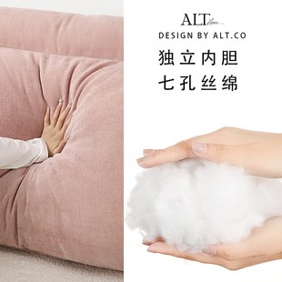 床上靠枕无床头榻榻米双人护腰护颈大靠背实木床头板看书软包靠垫
