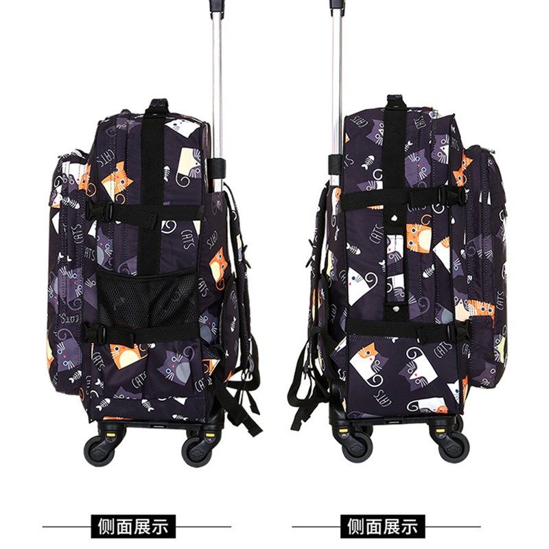 拉杆背包双肩旅行包女超轻拉杆袋男大容量20寸万向轮可登机行李箱