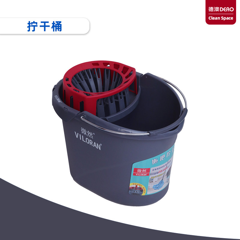 新款家用超细纤维拖把圆头老式吸水毛巾布不掉毛木地板瓷砖墩布桶