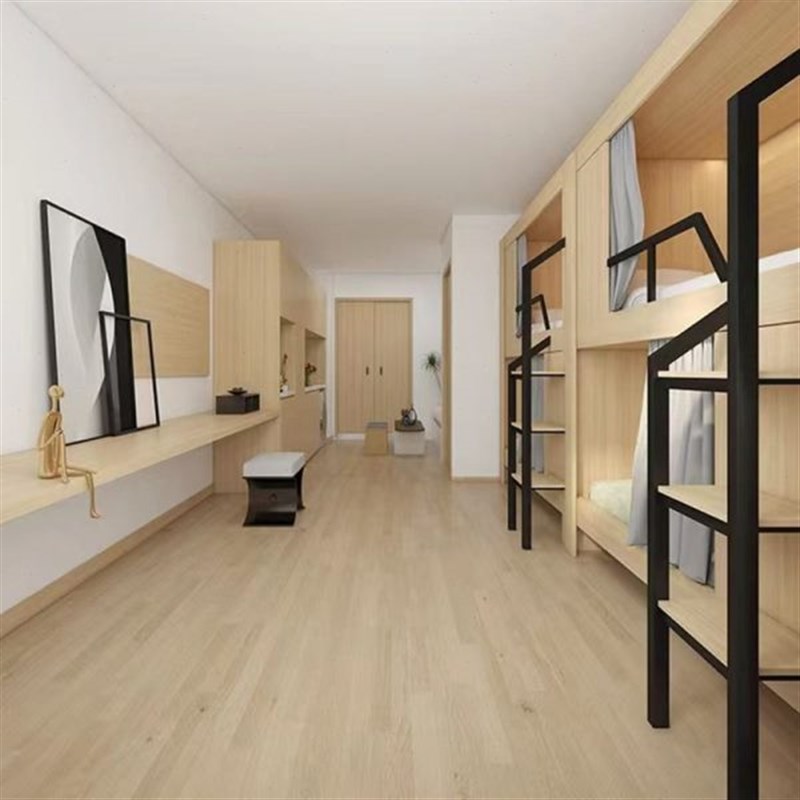 太空舱双层床宿舍高低铺全包床公寓高低床双层床青旅上下铺可