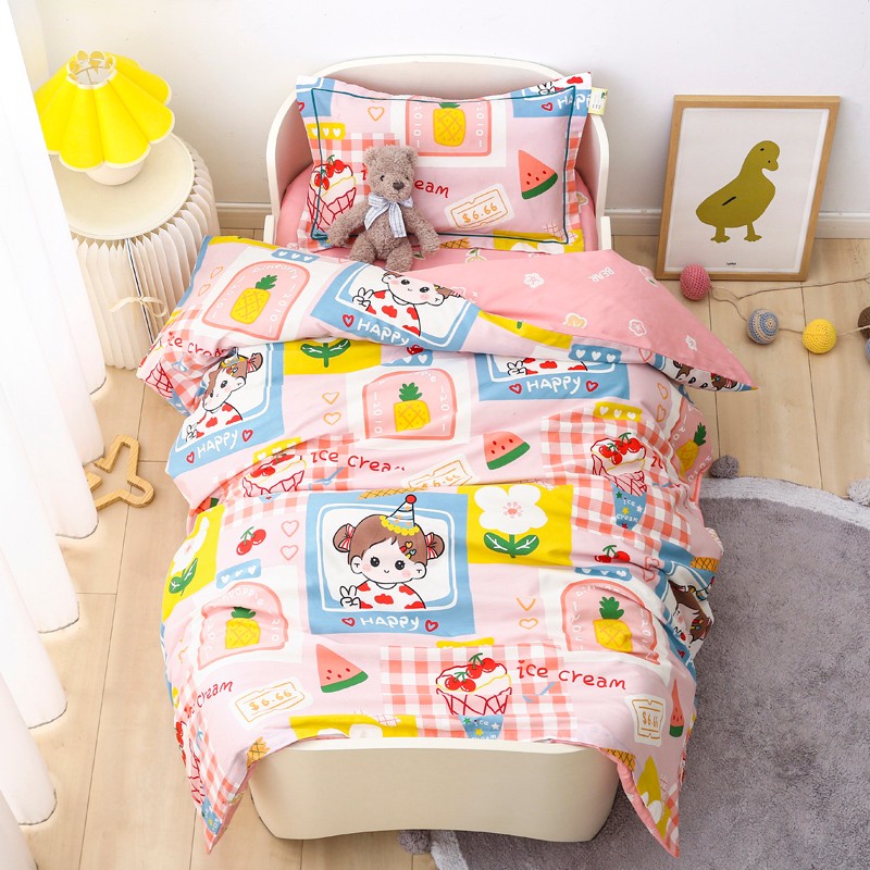 70*170小学生床被子宿舍三件套小学午托床上用品六件套托管班被褥