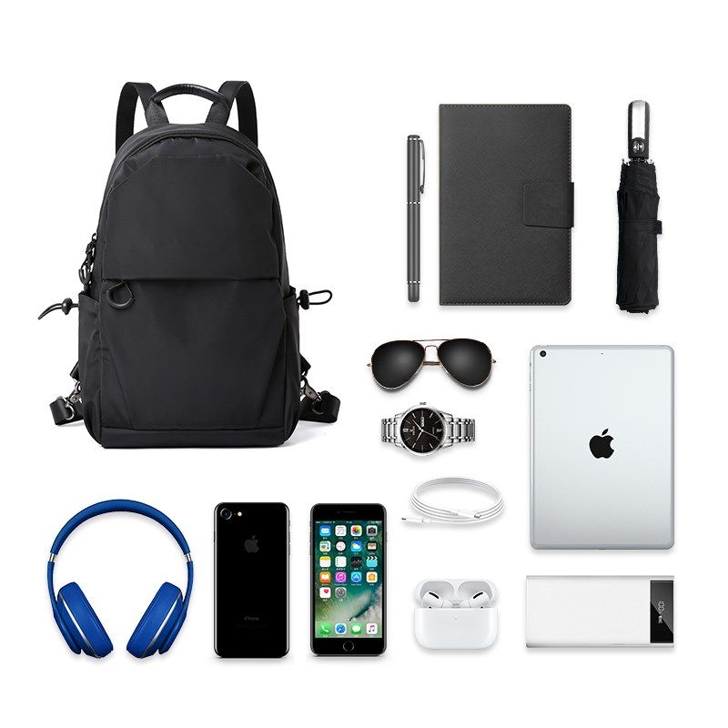 新款小型双肩包男士轻便小号休闲学生书包短途旅行迷你小背包男包