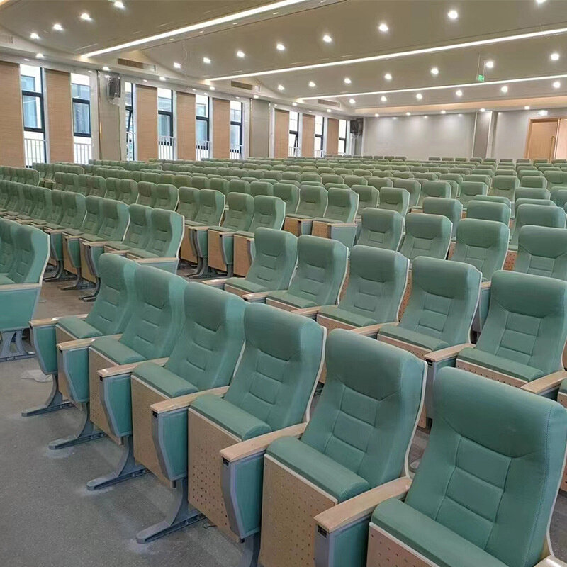 礼堂椅学校会议室报告厅剧院 带写字板多功能连排座椅 厂家直销