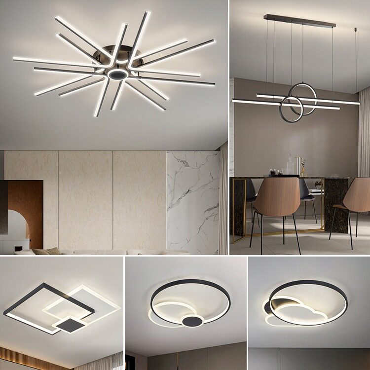 客厅灯轻奢北欧个性卧室吸顶灯家用大气现代简约全屋灯具组合套餐
