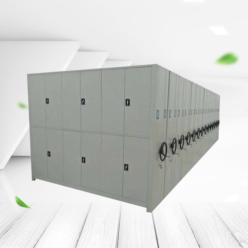 手摇式密集档案柜 移动文件柜 财务凭证文件柜供应档案架现货柜子