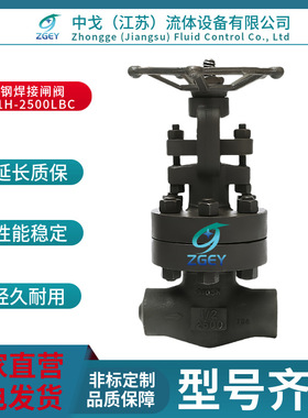 Z61H-2500LB高压锻钢焊接闸阀 A105N蒸汽高温高压导热油焊接闸阀