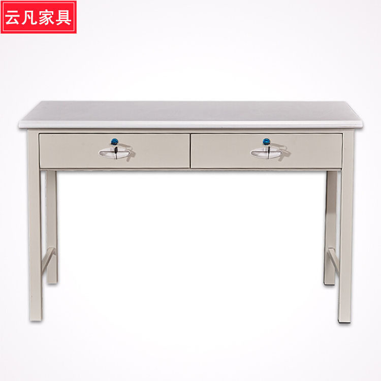 钢制办公桌电脑桌员工桌组带锁写字台职员桌办公家具