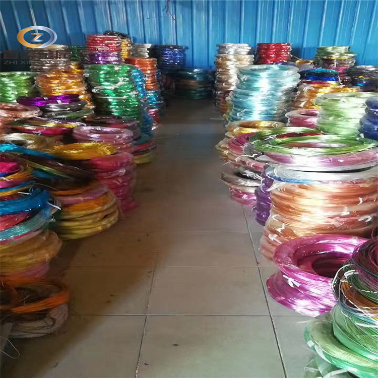 置鑫厂家直销彩色铝线 不褪色 手工创意编织工艺美术DIY材料铝丝
