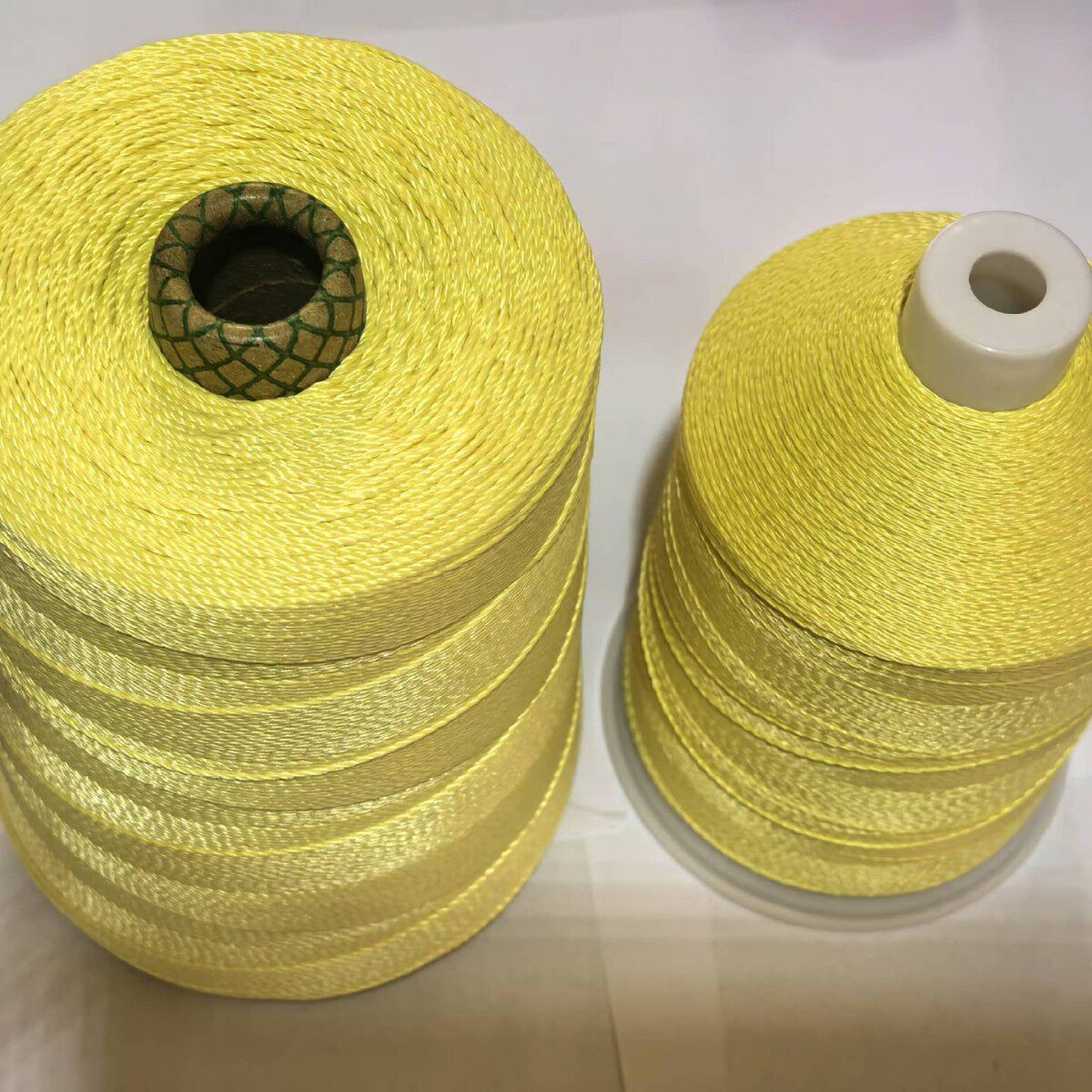 芳纶1414防火缝纫线耐高温劳保用品黄色阻燃线凯夫拉线芳纶线