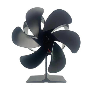 LT370蝴蝶大工字6叶165跨境货源热动力风扇壁炉风扇Stove Fan自启