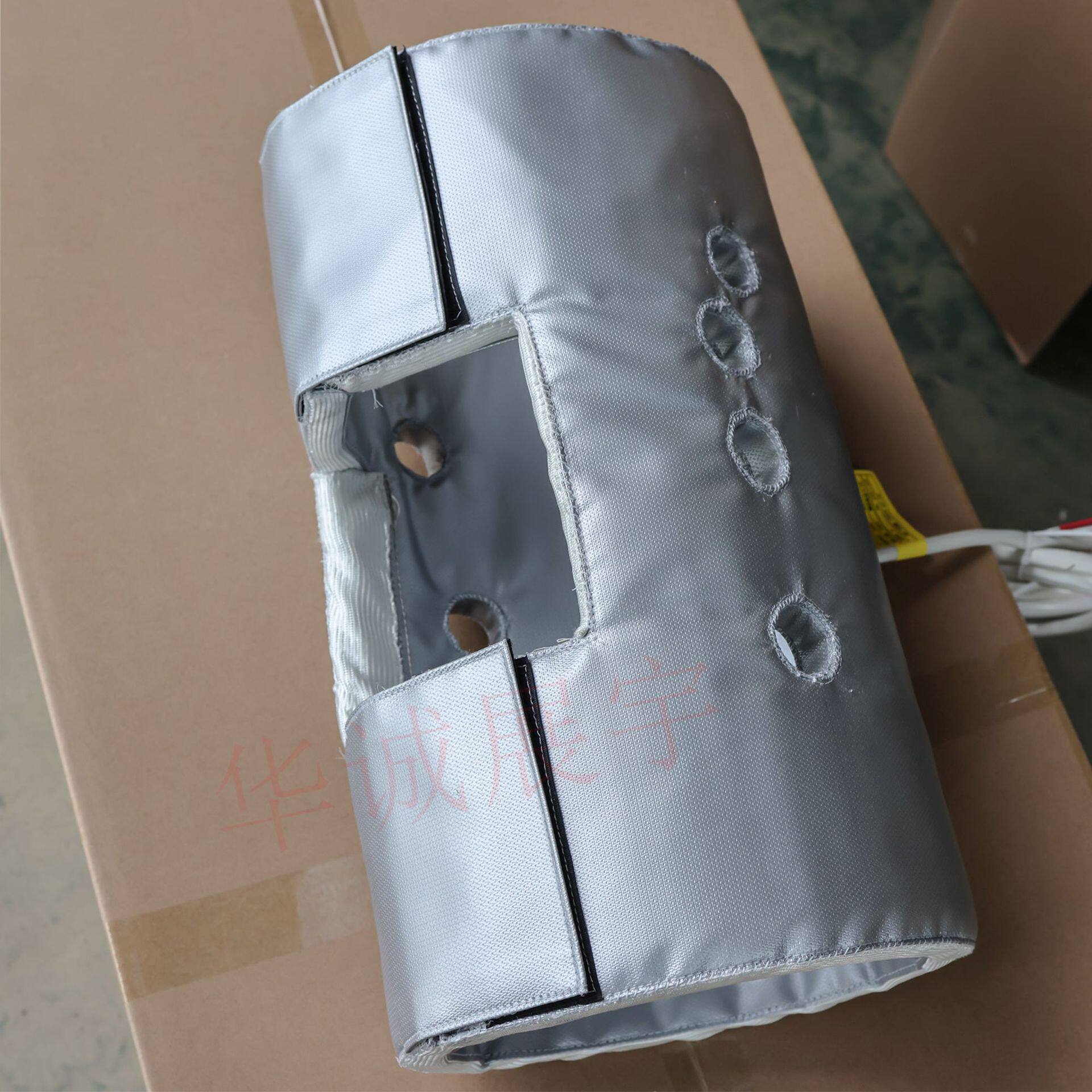 可拆卸保护蒸气阀门保温套隔热罩柔性保温衣法兰截止阀保温套