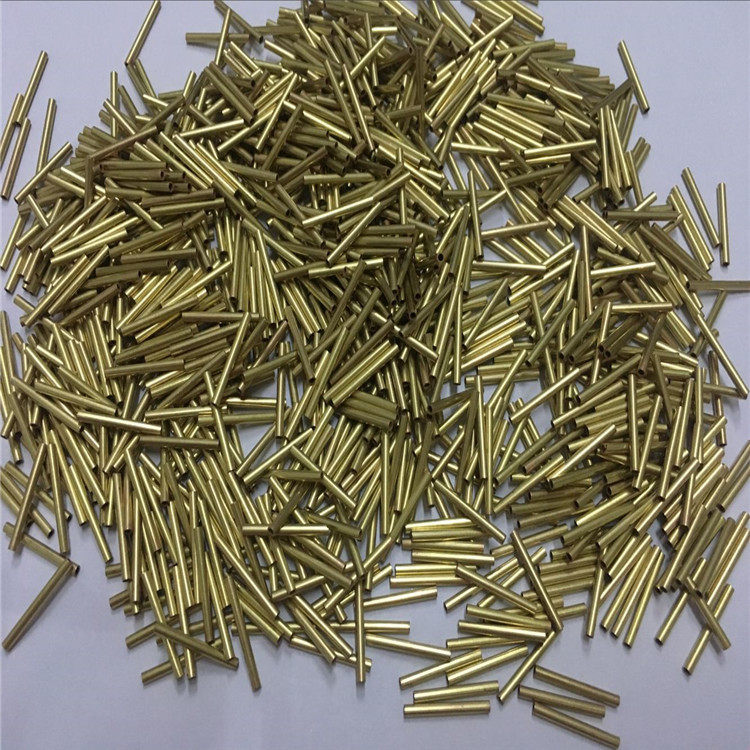 黄铜管H59/H68/H62空心圆管盘管黄铜毛细管精密切割铜套加工