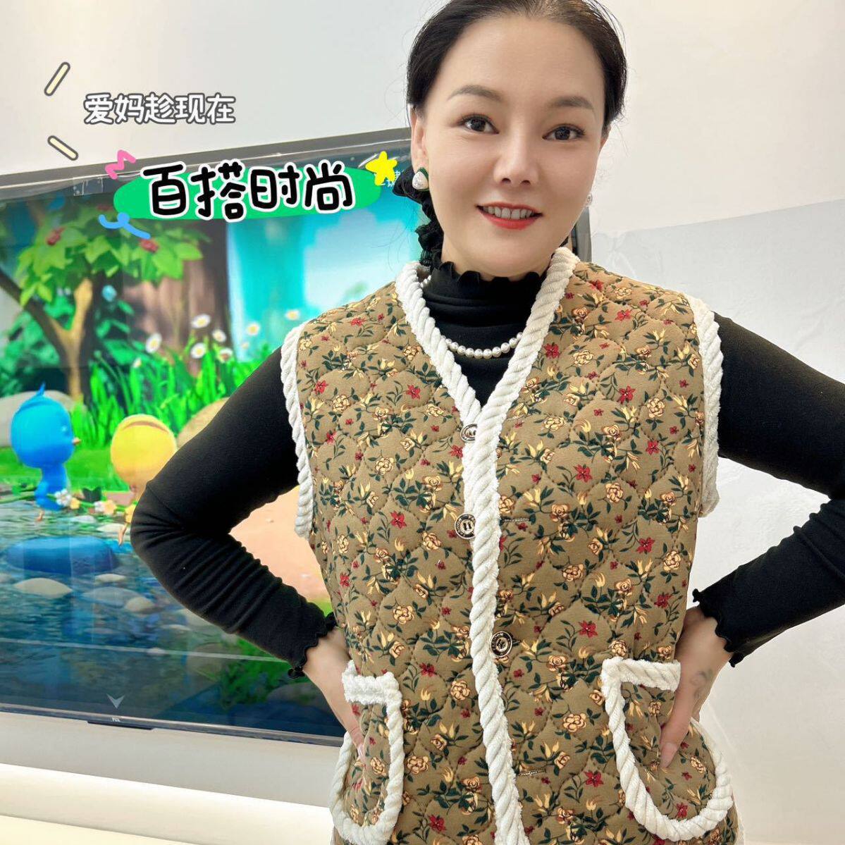 2025老年人妈妈装马甲女秋冬马夹