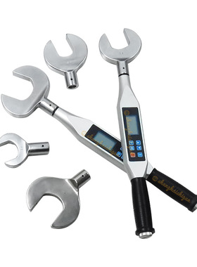 开口可换头800N.m数显扭矩扳手数显扭力扳手开口头叉口式力矩扳手