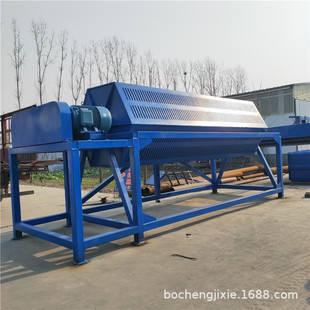 20个厚钢板除锈滚筒抛光机 废品站金属去油大型研磨机