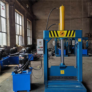 塑料纸筒膜油压切刀机 PP塑料膜单缸切料机 双缸液压铡刀机