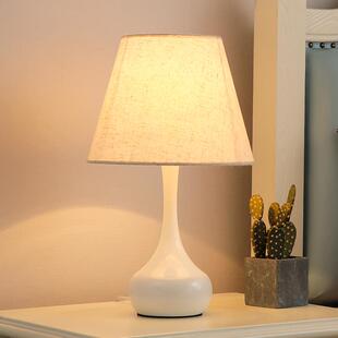 北欧台灯卧室床头灯美式复古现代简约可调光触摸感应灯温馨浪之满