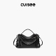 Cuisee 崔氏新款 油蜡皮软面包包真皮轻便简约斜跨牛皮吐司包包女