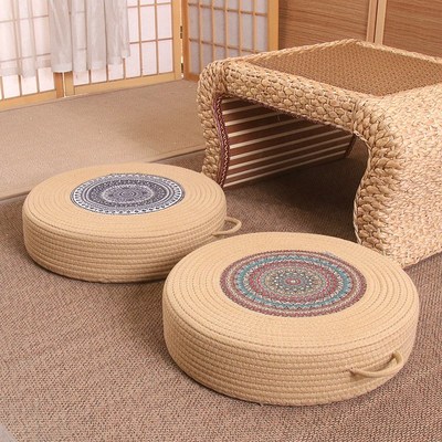 蒲团坐垫团蒲打坐禅修专用垫家用高级加厚冥想坐垫地上榻榻米坐墩