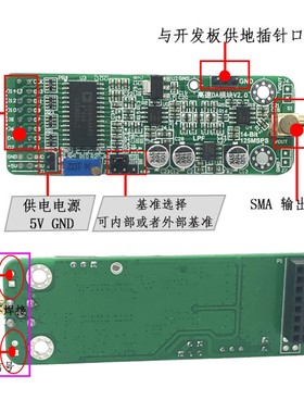 高速DA AD9764模块 14位并行DA 125M 波形产生 FPGA开发板 配套