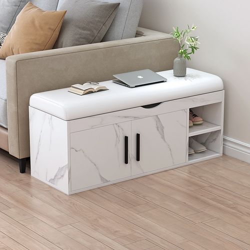 换鞋凳门口家用可收纳坐凳一体小户型可坐实木鞋架软包进门穿鞋凳