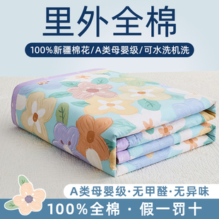 8m2米双人 5米1 棉花夏被纯棉夏季 被子空调被芯全棉夏凉被冷气被1