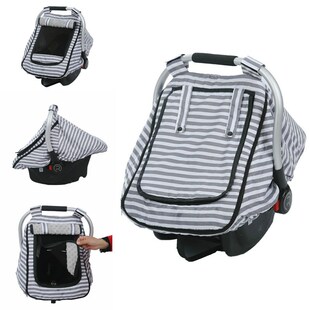 婴儿提篮b保暖罩宝宝提篮蚊帐防风雨罩子童安全座椅挡风遮阳光罩