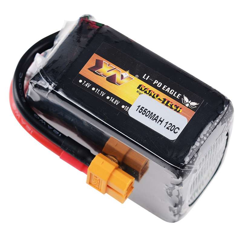 鹰王1550mAh 22.8V 120C 6S 竞技穿越机暴力模型车船航模锂电池组