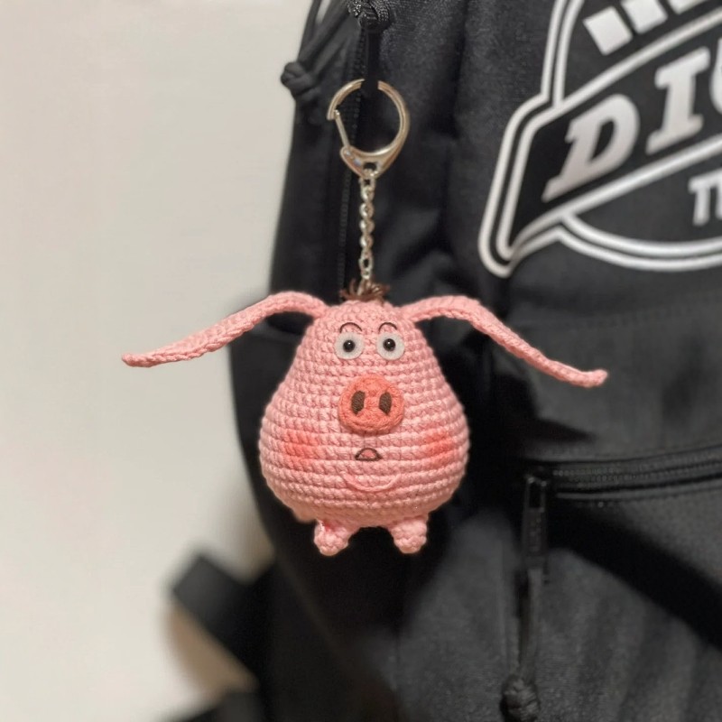 哪吒太乙飞天猪毛线钩织diy材料包手工编织礼背包书包挂件送闺蜜,服饰配件/皮带/帽子/围巾,毛线,淘宝优惠券,粉丝福利购,淘宝优惠卷