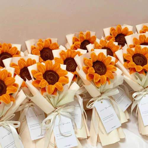 教师节礼物手工diy2026新款送女老师向日葵扭扭棒花束材料幼儿园