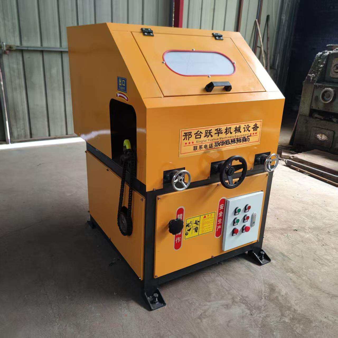 全自动圆管抛光机多功能除锈拉丝镜面研磨管道钢管铁棒去毛刺打磨