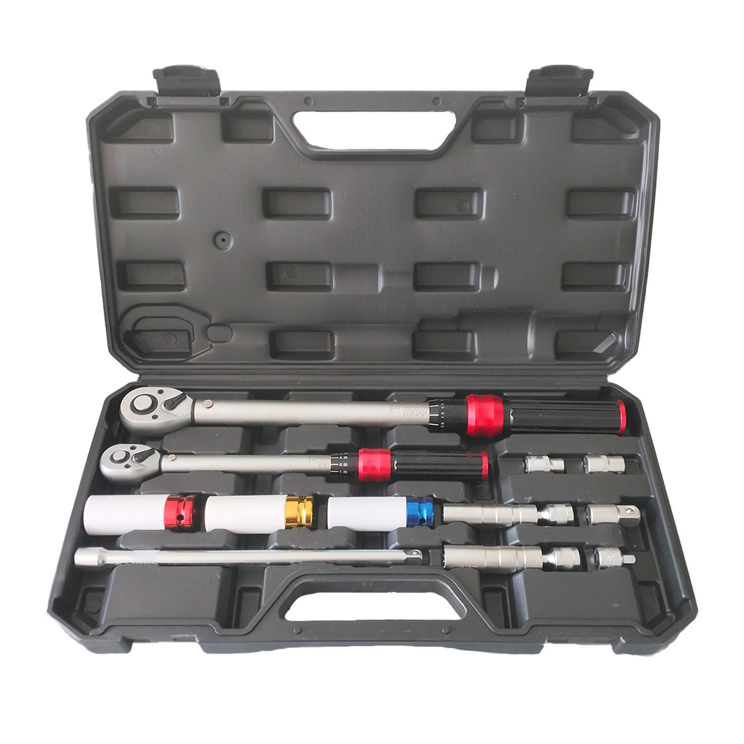 3/8" 10-60N.m , 1/2" 20-220N.m12件套可调式预置扭力扳手工具箱