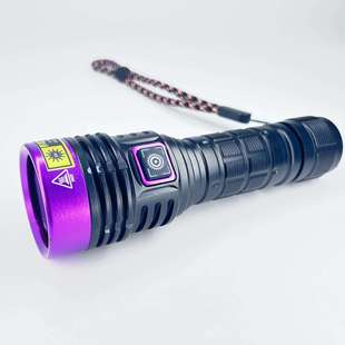 新品 60W大功率365nm紫外线鉴定专用手电筒烟酒验钞防伪UV胶固化