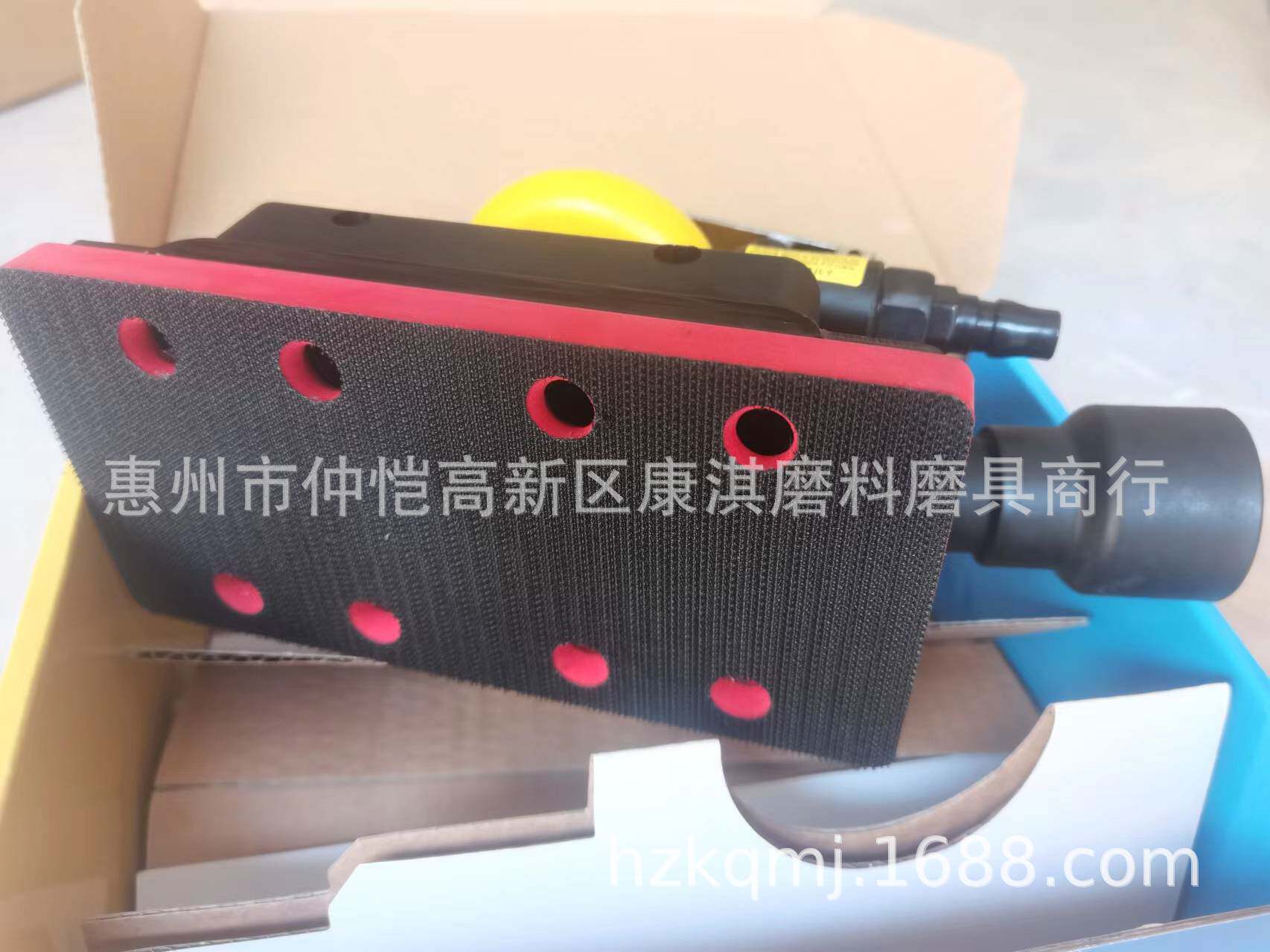 方形90*180工业级大马力吸尘气动打磨机磨光机砂纸机震动抛光机