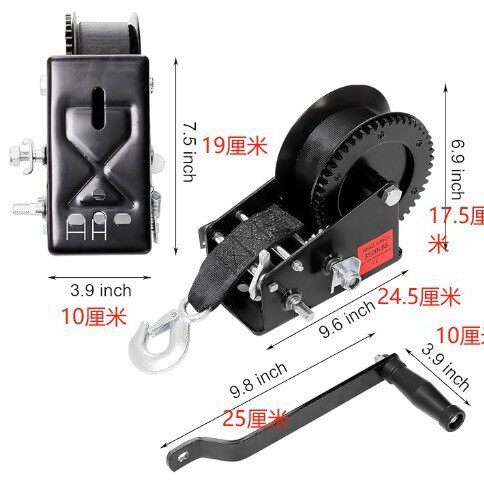 3500LB手摇绞盘小型卷扬机