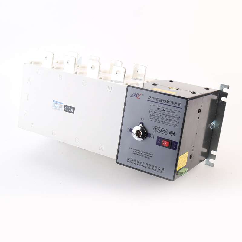 MLQ5-400/4P  双电源自动转换开关PC级  4P 400A 按钮款电源切换