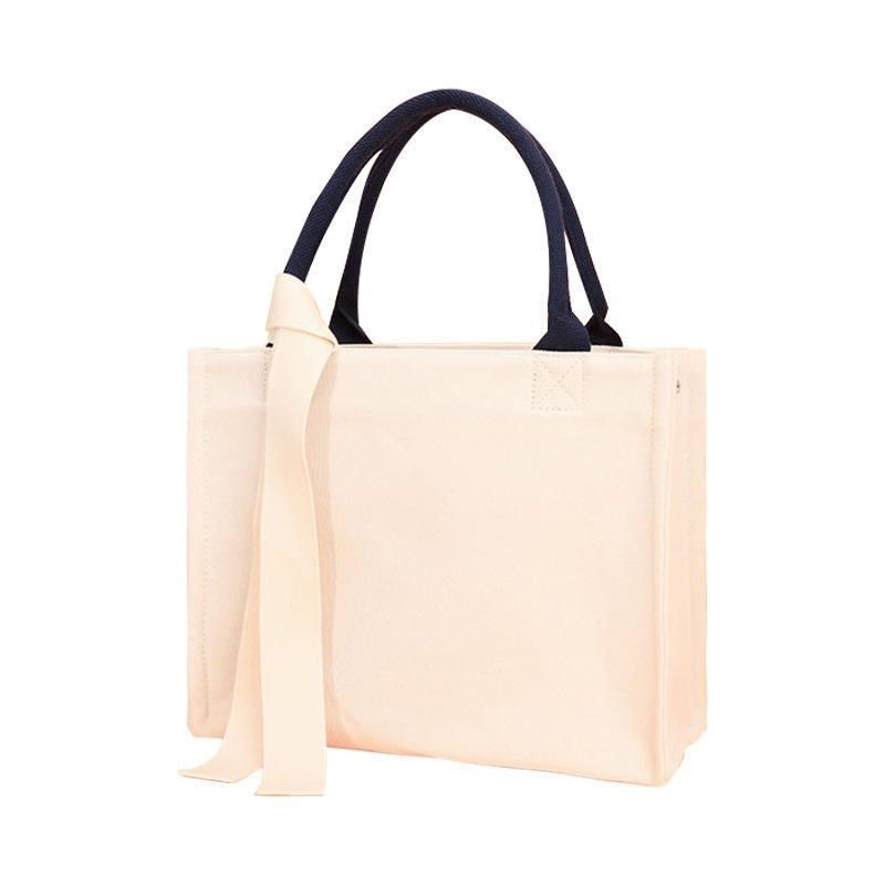 立体加厚托特帆布包定制印简约企业宣传手提袋环保帆布袋定制