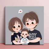 Головоломка для влюбленных, мультяшная фоторамка, делается под заказ, подарок на день рождения