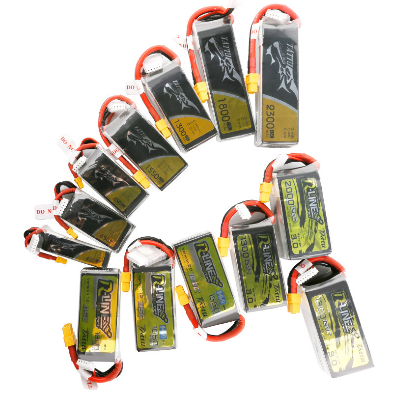 格氏FPV穿越机电池3S4S 450 650 850 1300 1550 1800 2300mAh 45C