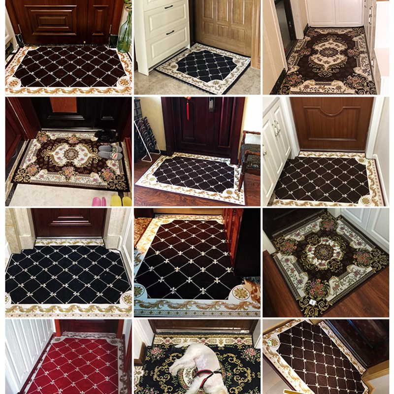 欧式地毯可定制进门门厅垫地垫门垫卧室家用防滑垫脚垫定做可裁剪