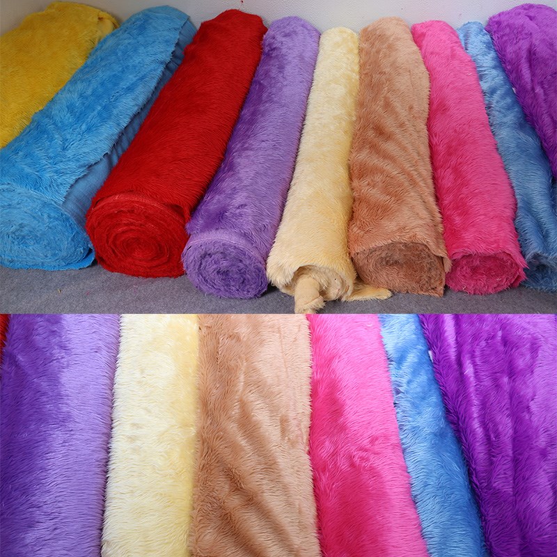 毛绒布料婚礼舞台装饰背景布婚庆场景diy面料柜台展示布地毯