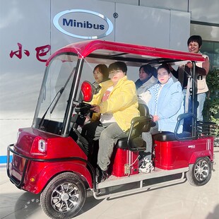 小巴士电动四轮车M7景区观光车旅游观光车家用拉客电动车出门代步