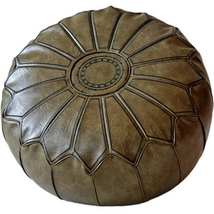 摩洛哥坐墩打坐冥想大坐垫家用榻榻米垫子懒人圆形蒲团坐垫套