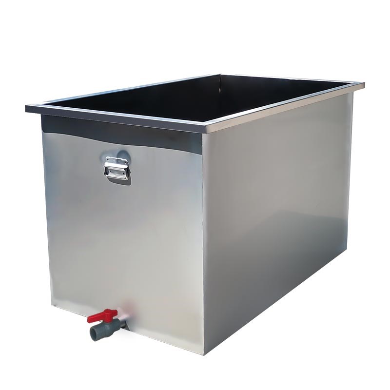 加厚不锈钢水箱方形落地式储水箱工业移J动式储水浸泡池卤煮桶定