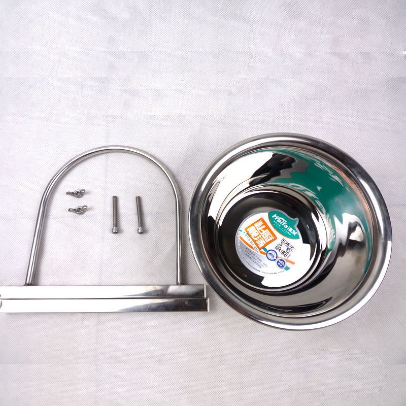 不锈钢狗碗猫碗挂式宠物狗盆猫碗狗狗用品食盆大型犬防滑耐咬