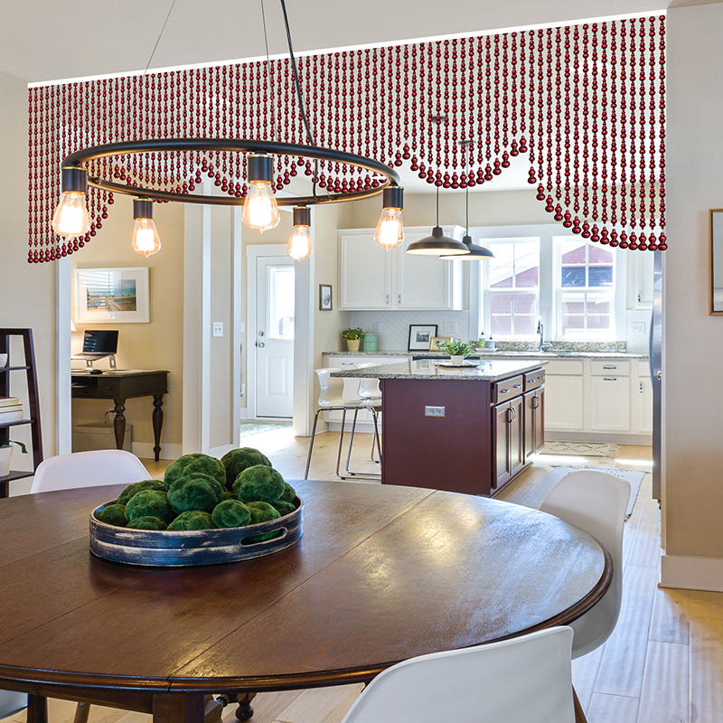 全桃木葫芦帘入户门隔断帘客厅玄关珠帘卫生间厕所门帘遮挡半挂帘